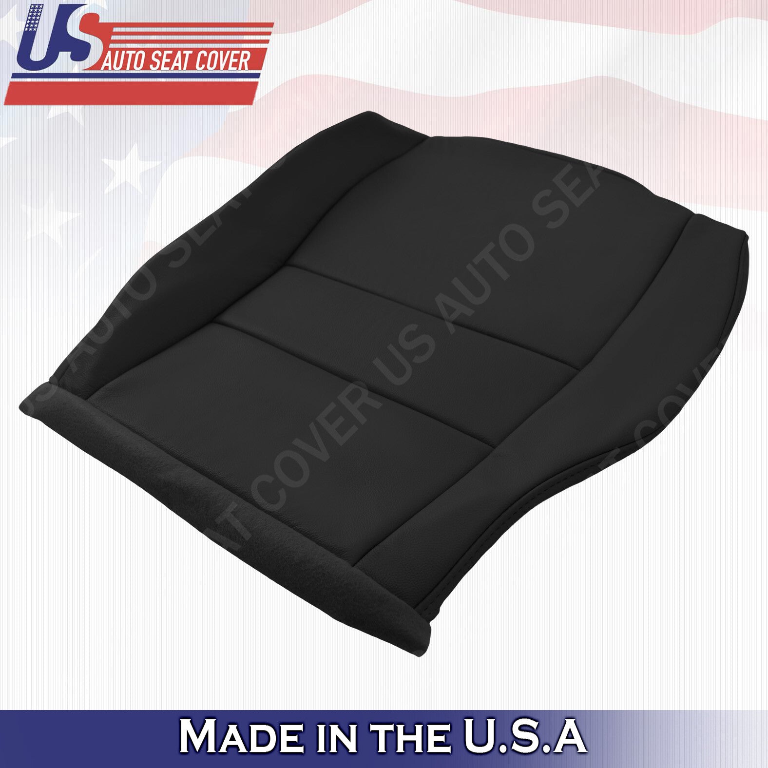 Fits 2007 2008 2009 2010 2011 Honda CR-V DRIVER Bottom Leather Seat Cover Black