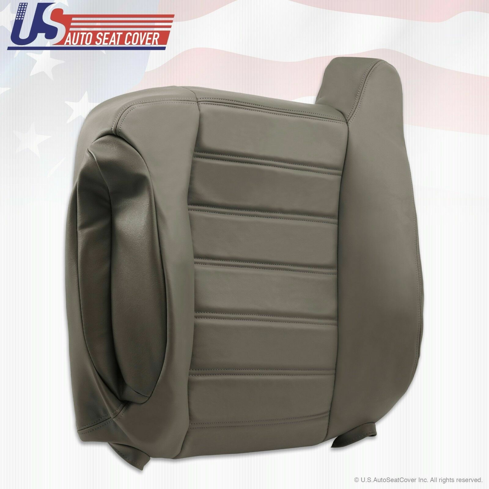 2003 to 2007 Hummer Front Row Upholstery Set Genuine Leather Seat Covers Gray