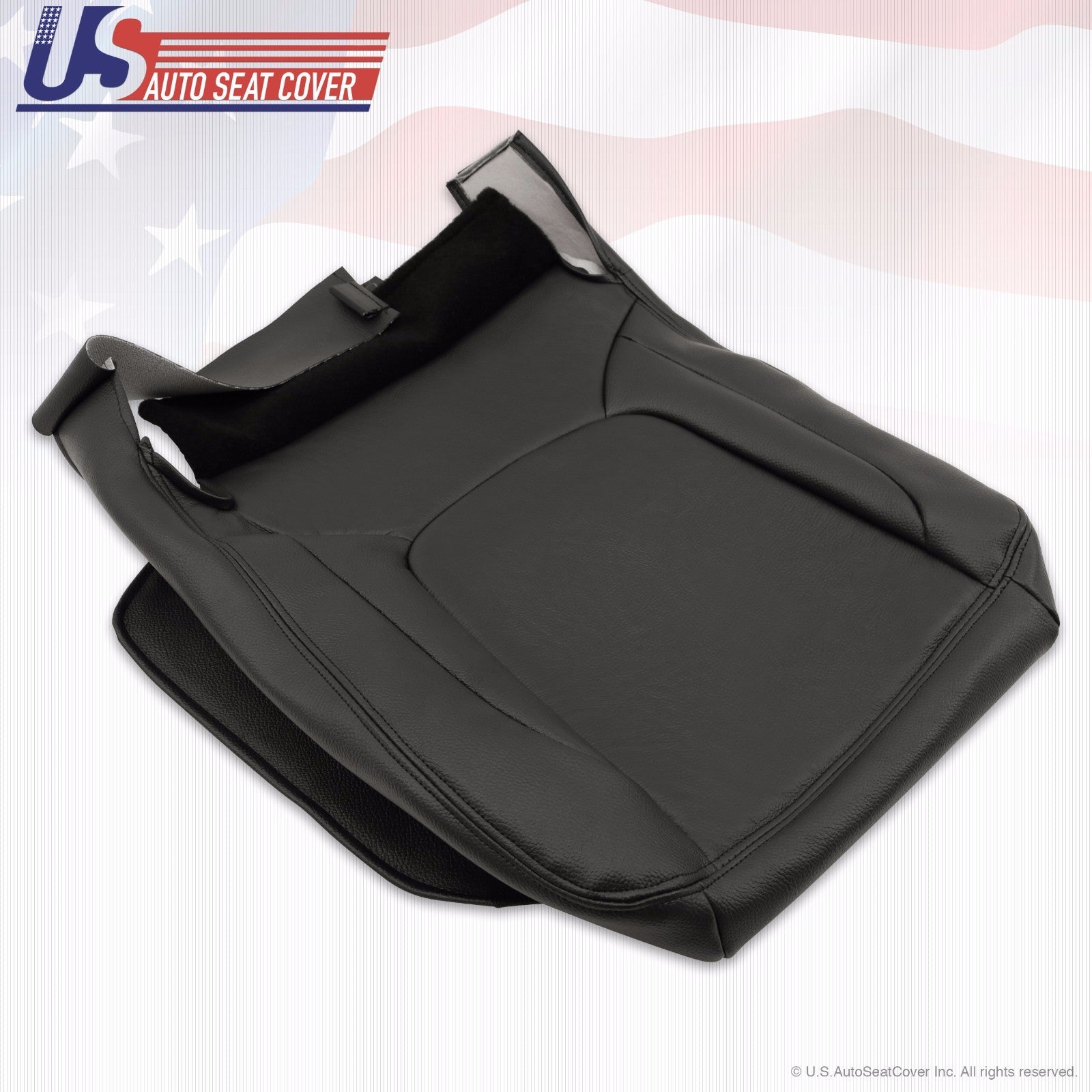 2004 2005 For Dodge Ram 1500 Laramie Passenger Bottom Leather Seat Cover Dk Gray