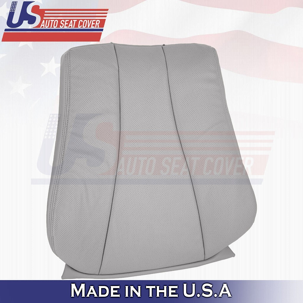 2000 to 2006 Fits Mercedes Benz S500 Passenger Bottom & Top Leather Cover Gray