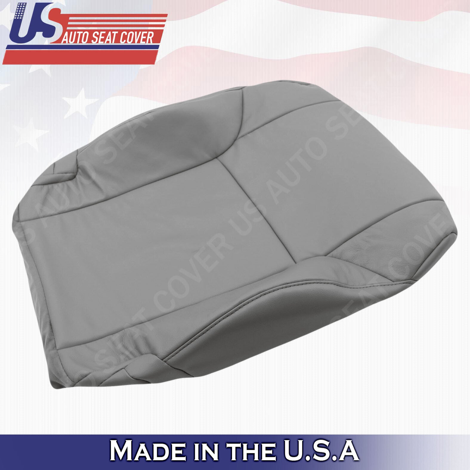 Fits 2003 to 2009 Toyota 4Runner Front Driver Passenger Tops Leather Cover Gray