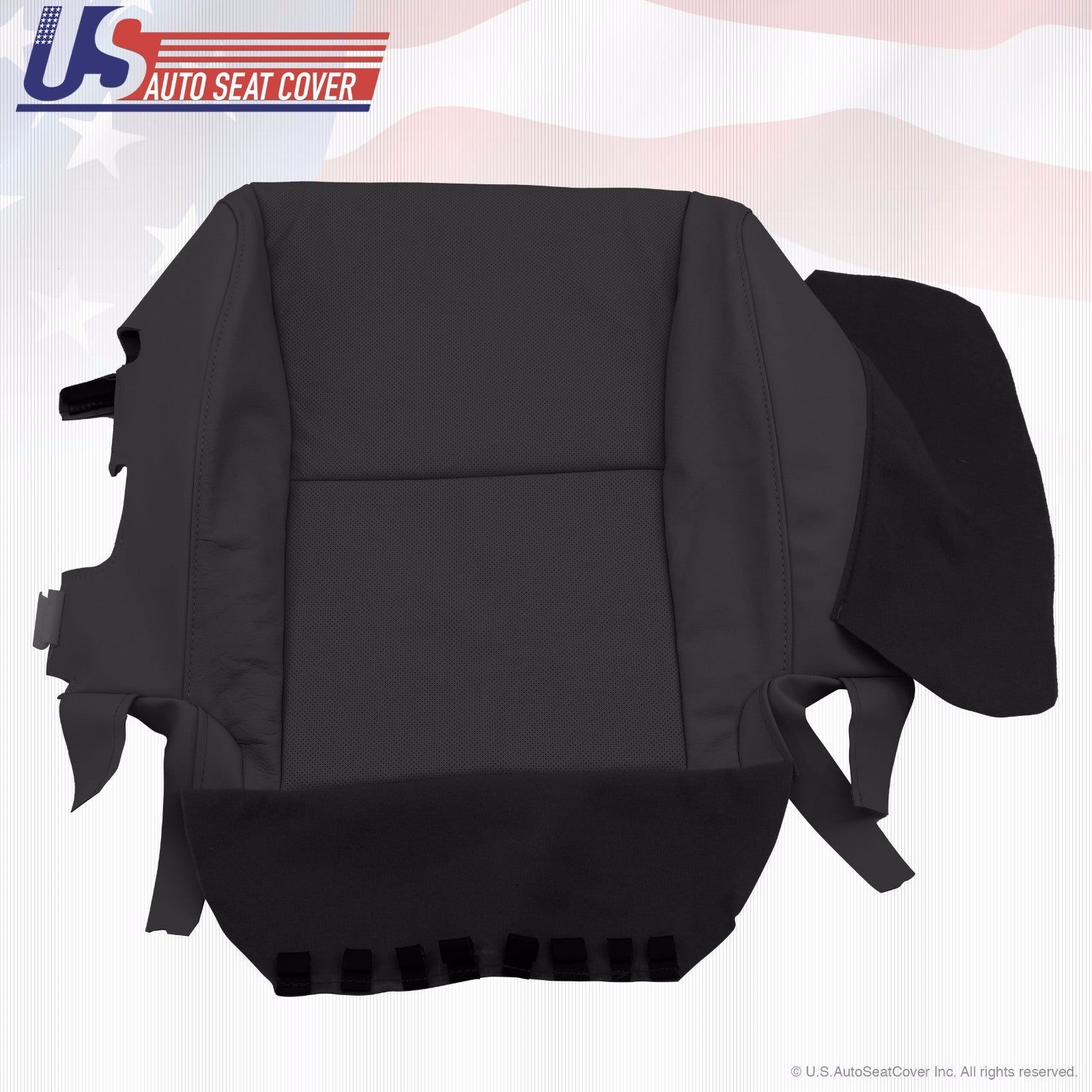 2010 to 2015 Fits Lexus RX350 RX450 Driver Side Bottom Leather Seat Cover Black