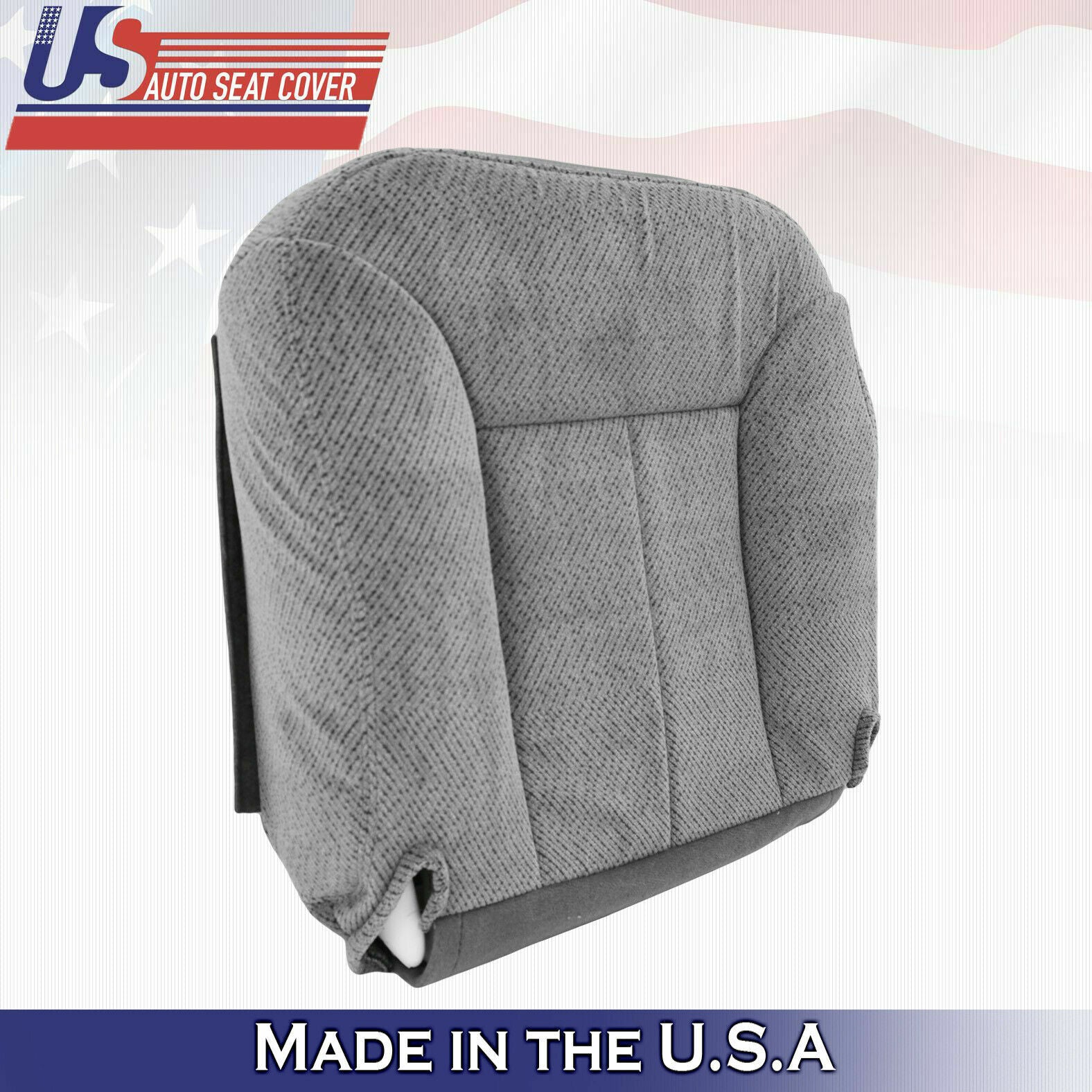 1995 to 1999 For Chevy Tahoe Suburban Passenger Bottom Cloth Seat Cover in Gray