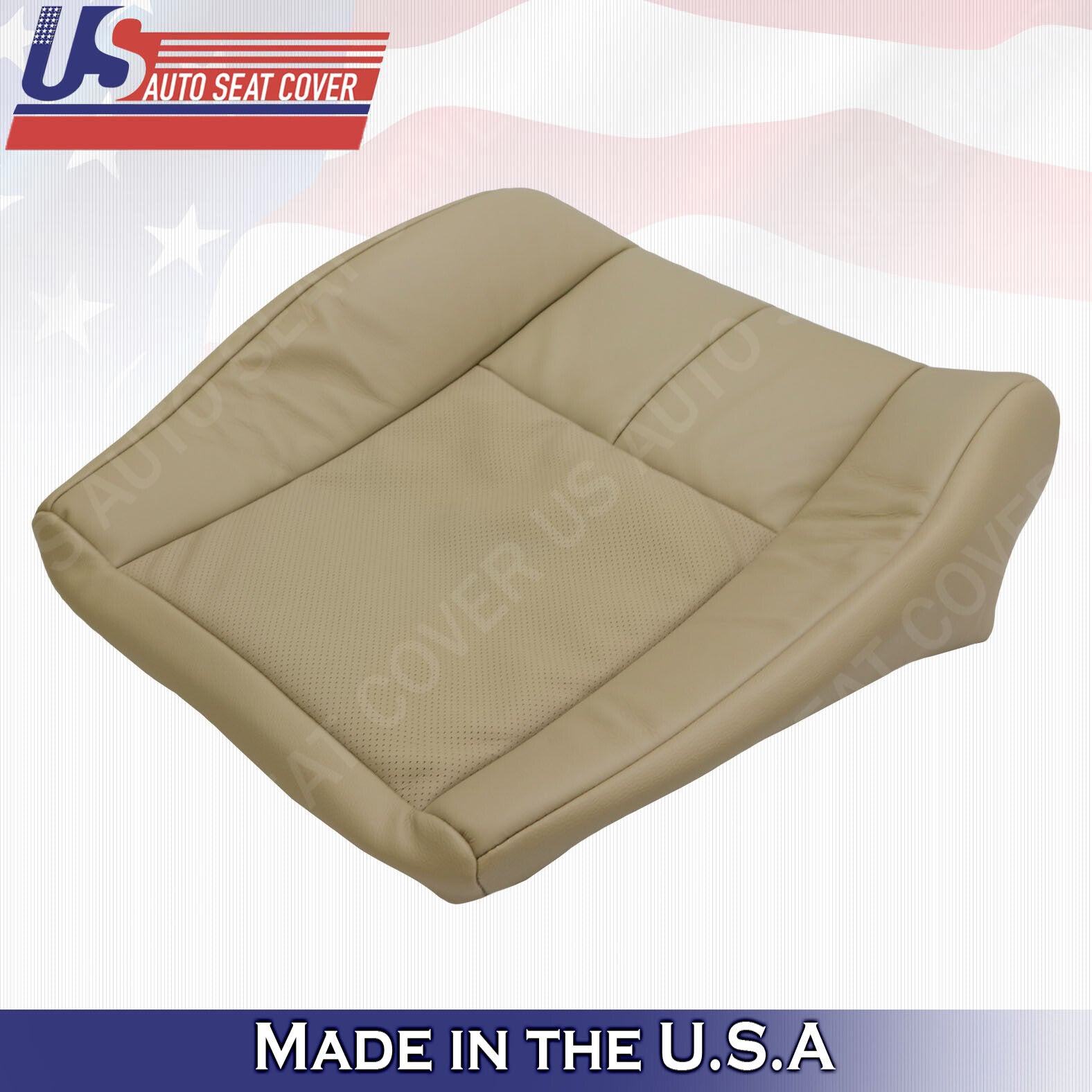 2010 2011 Cadillac STS Base Driver Bottom Perforated Cover Light Cashmere Tan