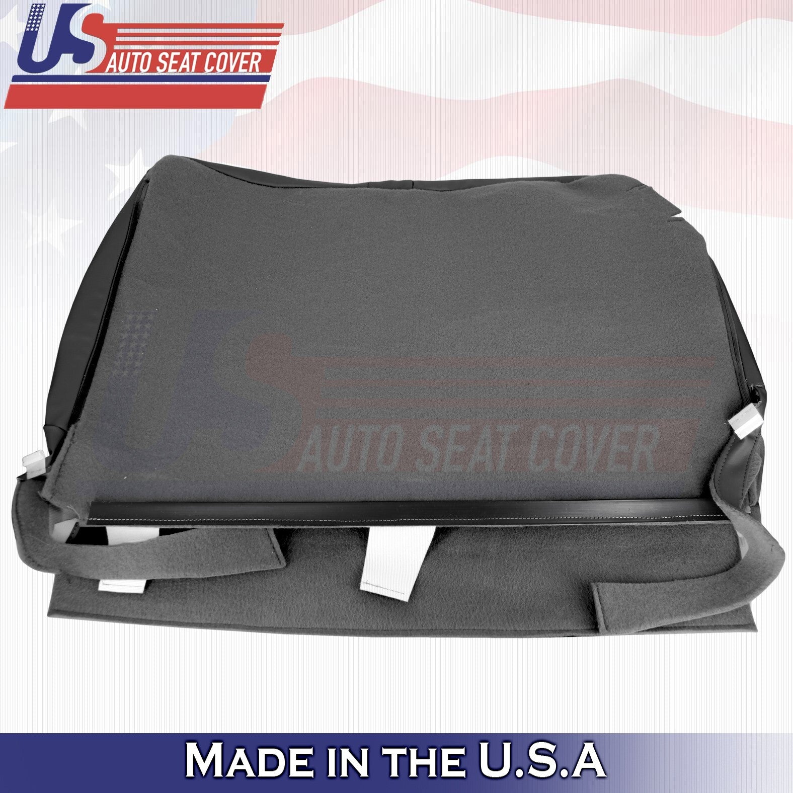 2007-2010 Fits Toyota Tundra Rear Driver & Passenger Bottoms Leather Cover Gray
