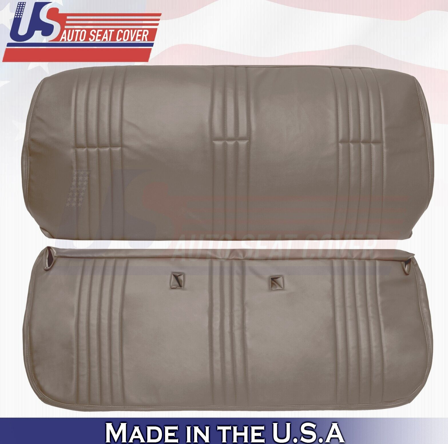 1996 For GMC Sierra C/K 1500 2500 3500 Top & Bottom Bench Vinyl Seat Covers Tan