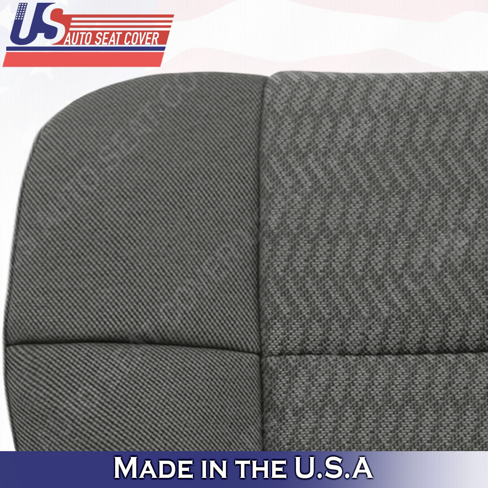 2001 2002 Ford F150 Quad Cab X-Cab Driver Bottom Cloth Dark Gray Seat Cover