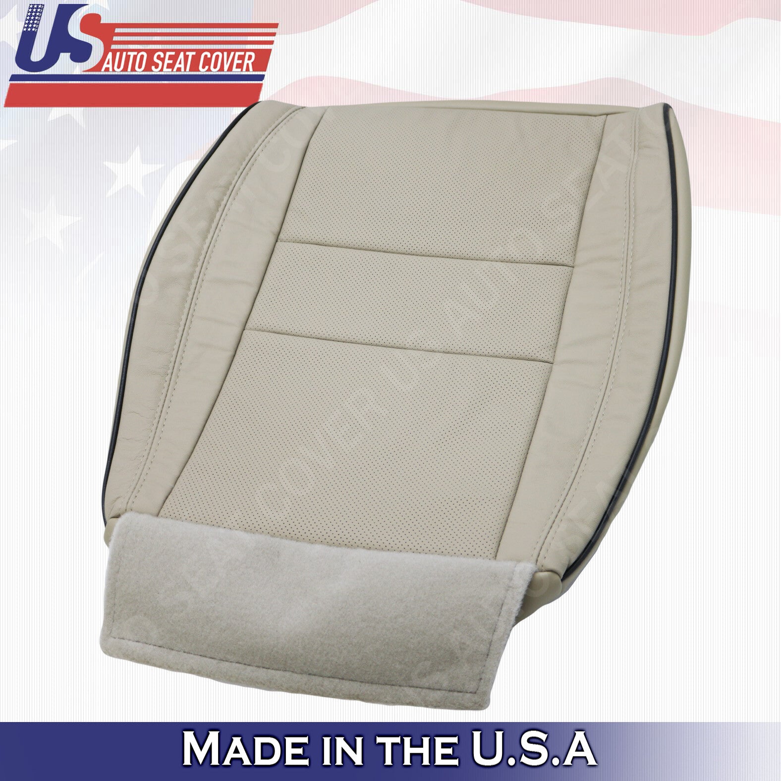 2011 to 2020 For Jeep Grand Cherokee Overland Driver Bottom Leather Cover Tan