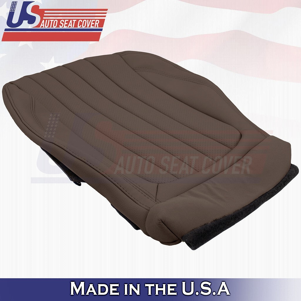 2017 to 2020 For Mercedes Benz E300 Driver Top& Bottom Synth Leather Cover Brown