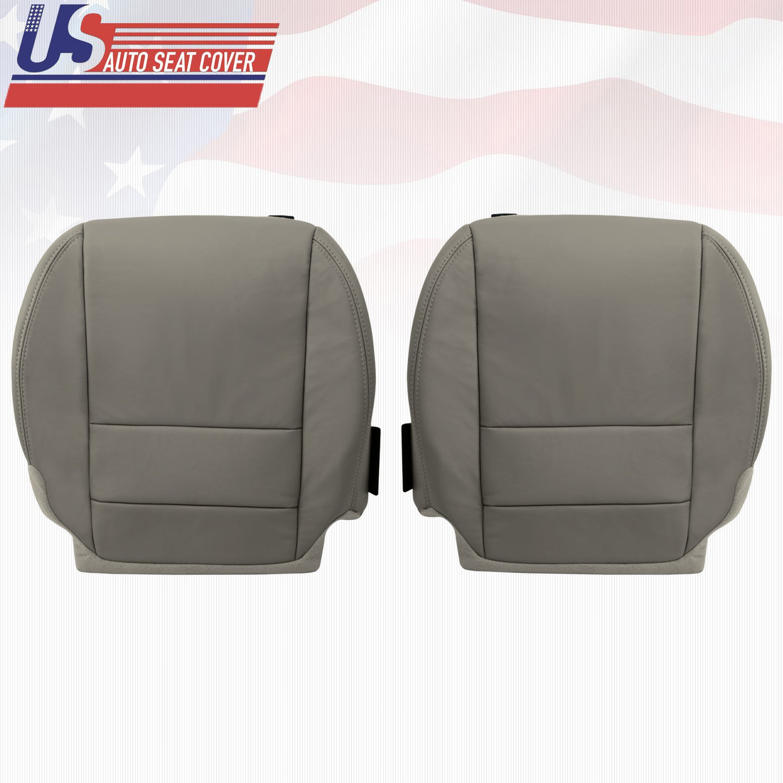 Fits 2007 2013 Acura MDX Front Driver Passenger Bottom Seat Cover GRAY COLOR