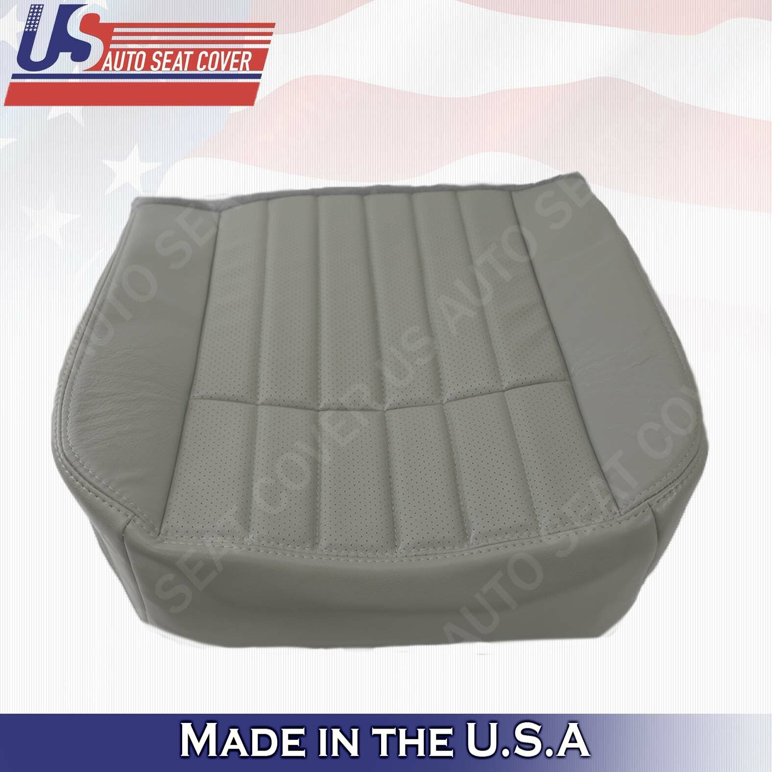 1994-1996 Chevy Impala Passenger Bottom Perforated Synthetic Leather Cover Gray