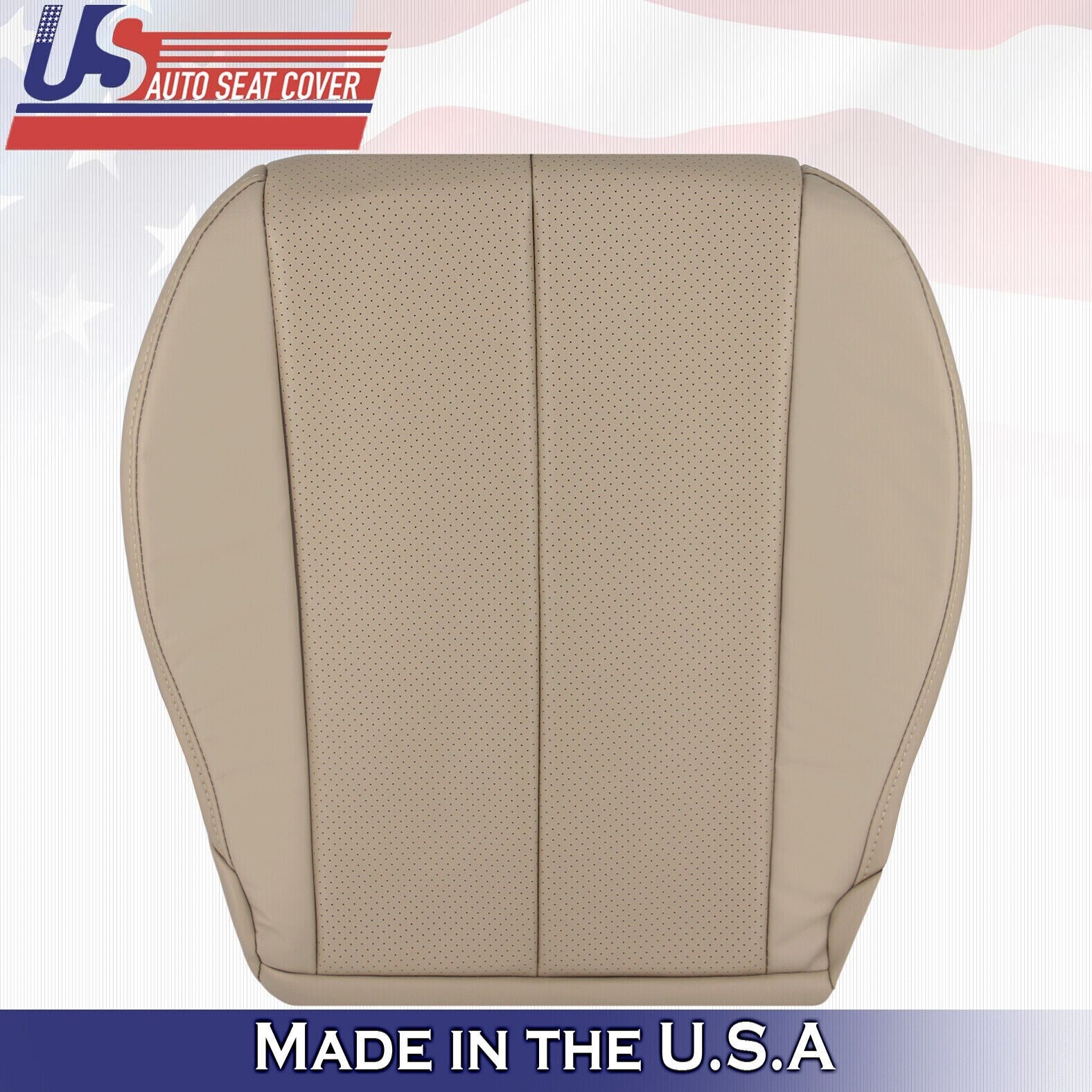1999 to 2003 For Toyota Camry Solara Left & Right Bottoms-Tops Leather Cover Tan