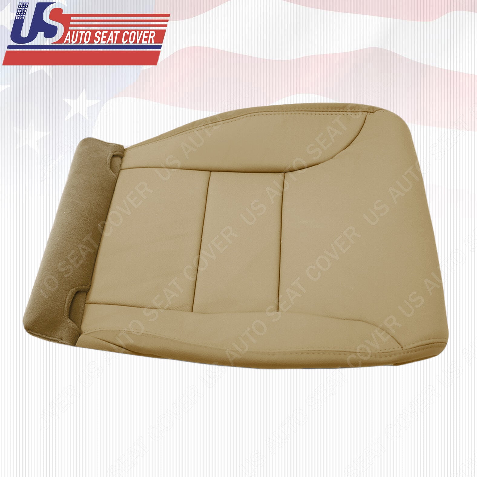 2005 to 2010 Fits Honda Odyssey Passenger Bottom Leather Seat Cover Tan