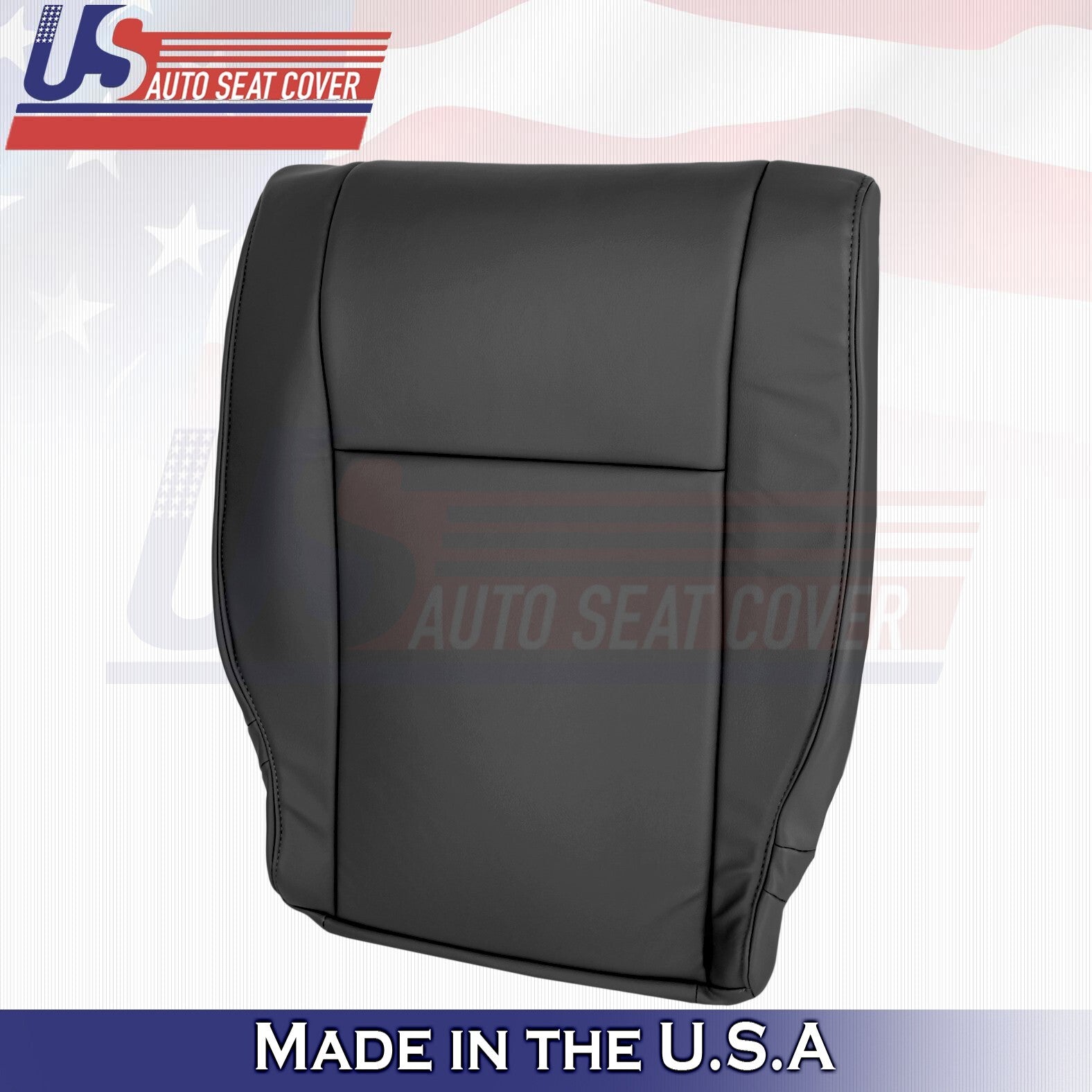 2007-2010 Fits Toyota Tundra Rear Passenger Bottom & Top Leather Cover Black