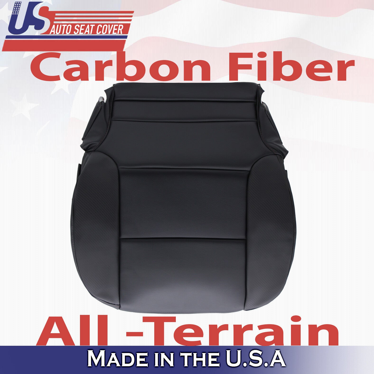 Fits For 2014 - 2019 GMC Sierra All-Terrain Driver Bottom Leather Cover Black