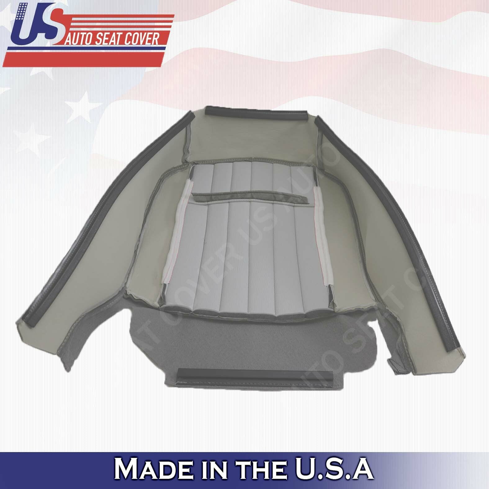 1994 1995 1996 Chevy Impala SS Passenger Bottom Perforated Seat Cover Gray