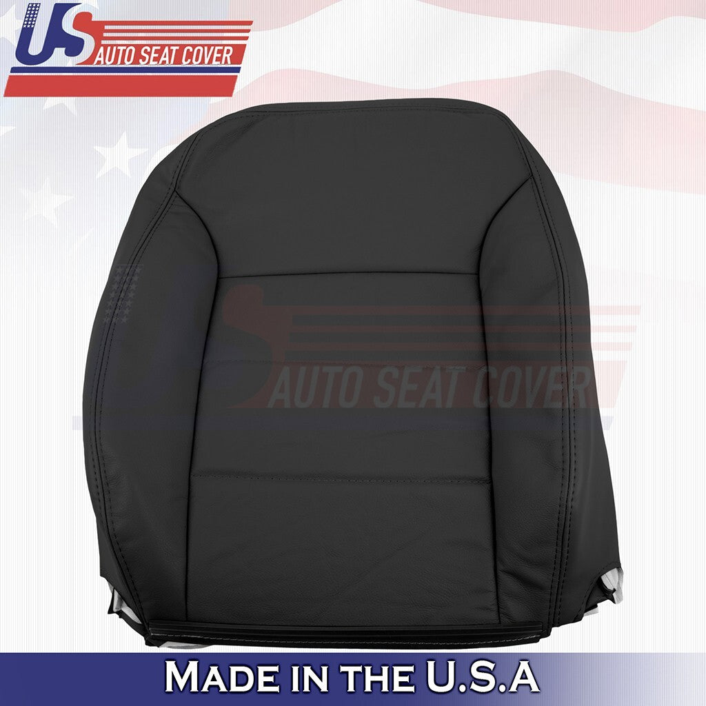 1999 to 2004 For Volkswagen Jetta Front Set Bottoms & Tops Leather Cover Black