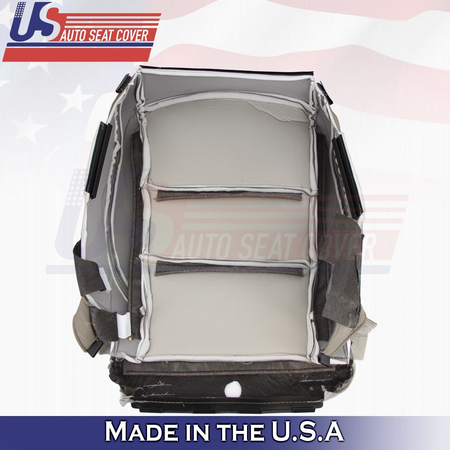 2017 to 2020 Fits Toyota Sienna Driver &Passenger Bottoms Leather Seat Cover Tan