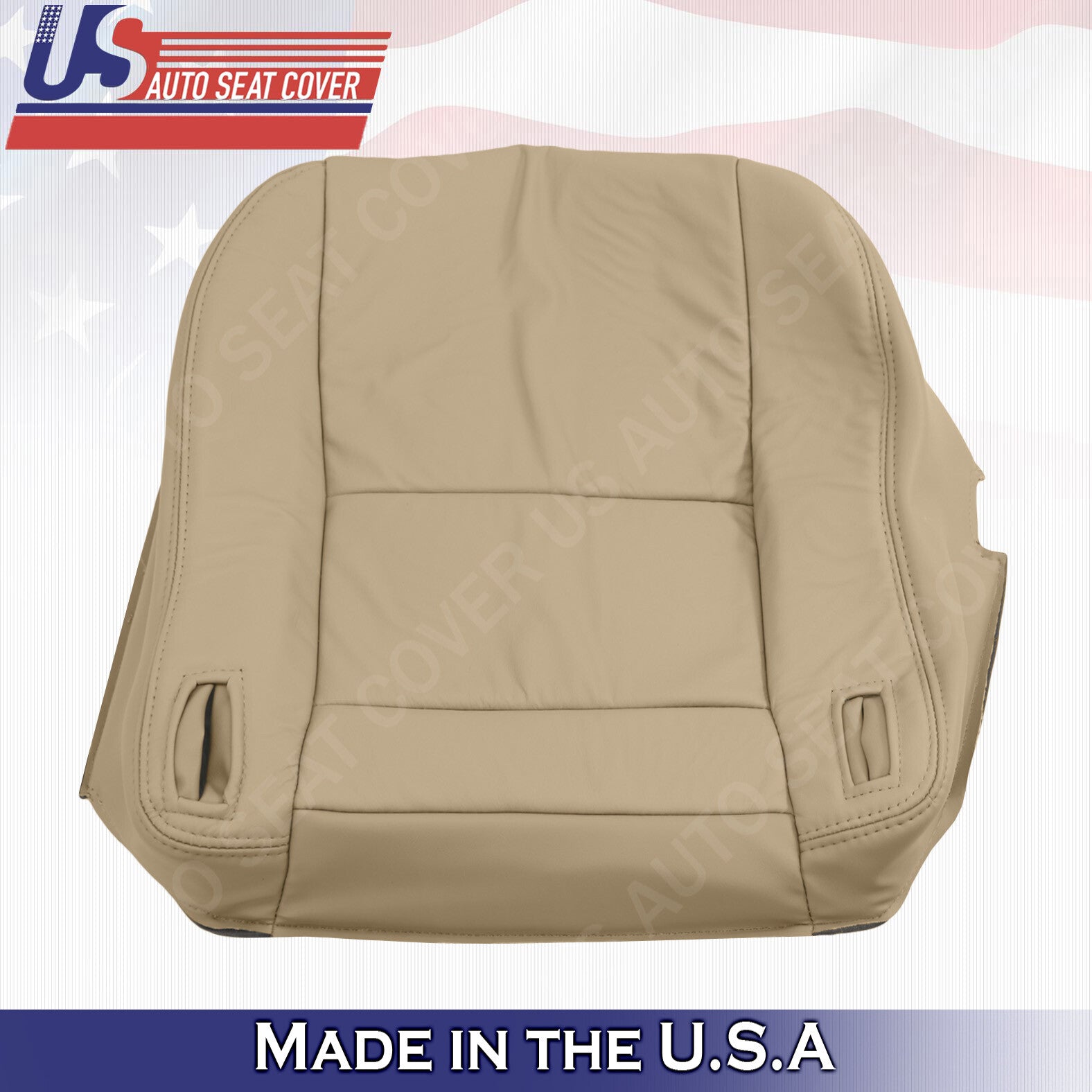 PASSENGER Bottom Leather Cover FITS: 1997 1998 1999 Lexus ES300 Ivory Tan Color