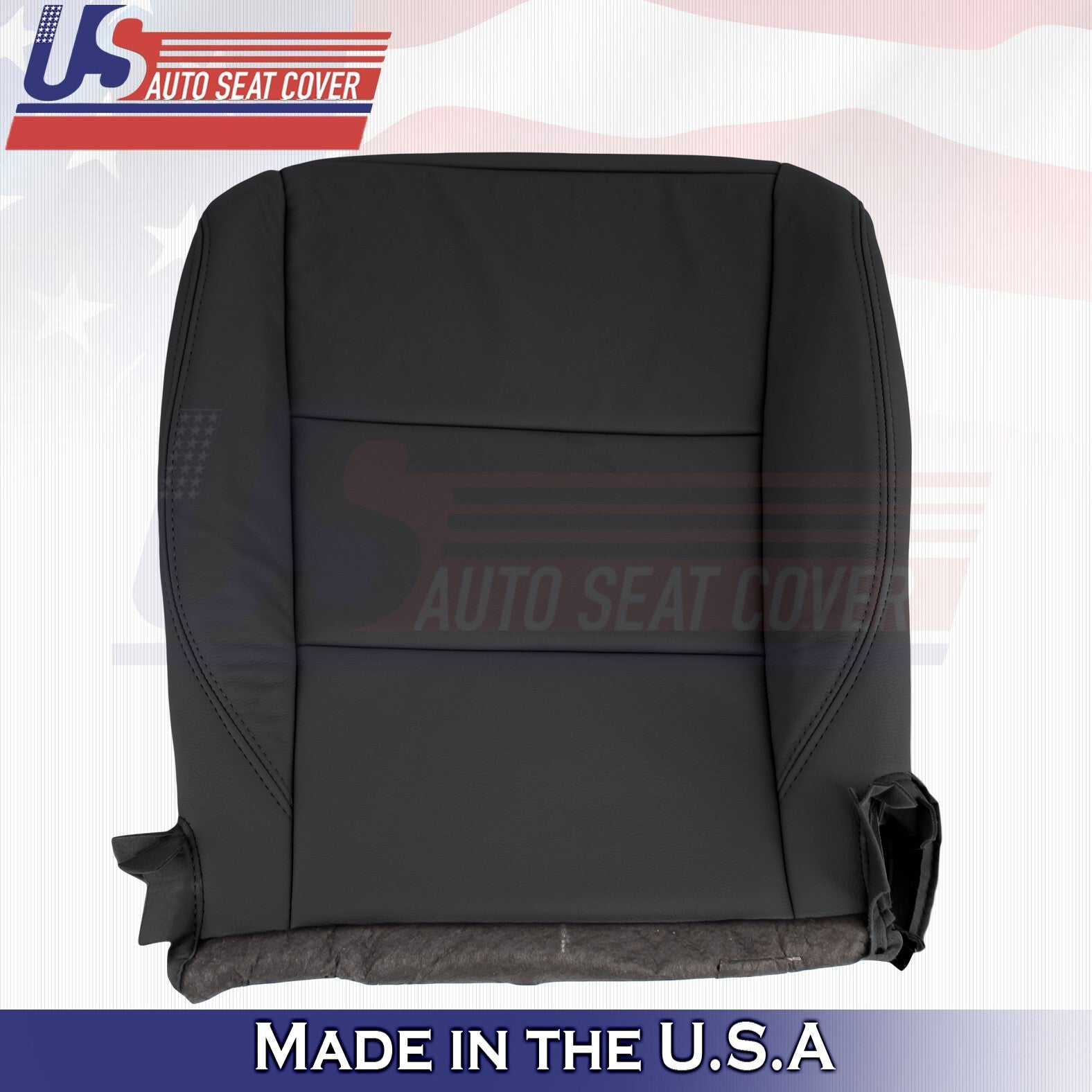 2017 to 2020 Fits Toyota Sienna Driver & Passenger Bottoms Leather Cover Gray