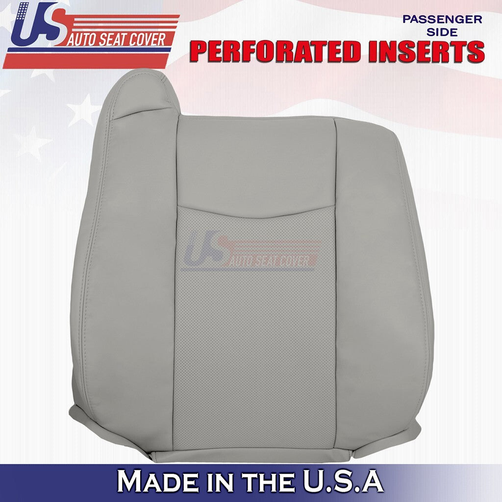 2004 to 2009 Fits Cadillac SRX Front Passenger Side Top Leather Cover Gray