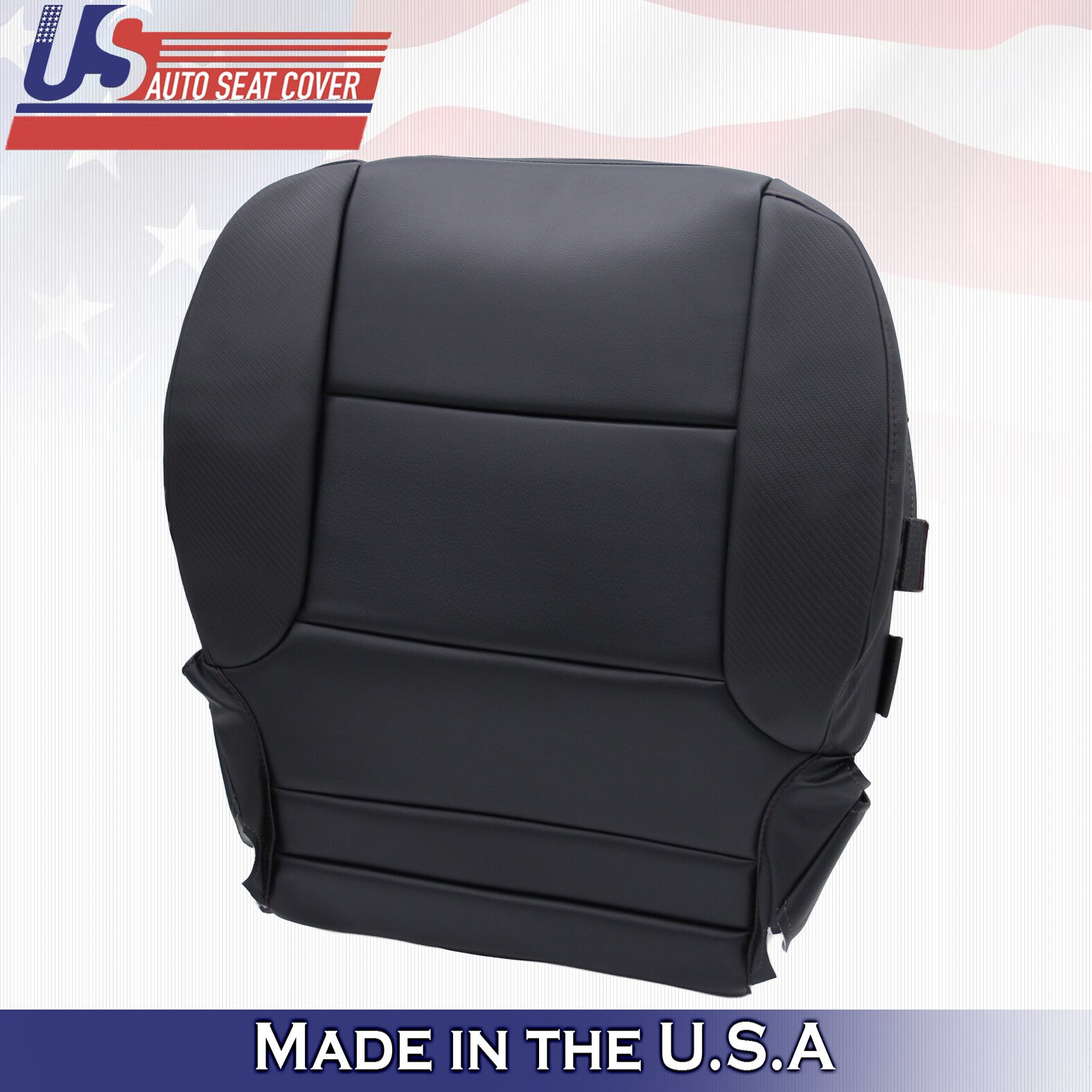 Fits For 2014 2015 2016 GMC Sierra All-Terrain Driver Bottom Leather Cover Black