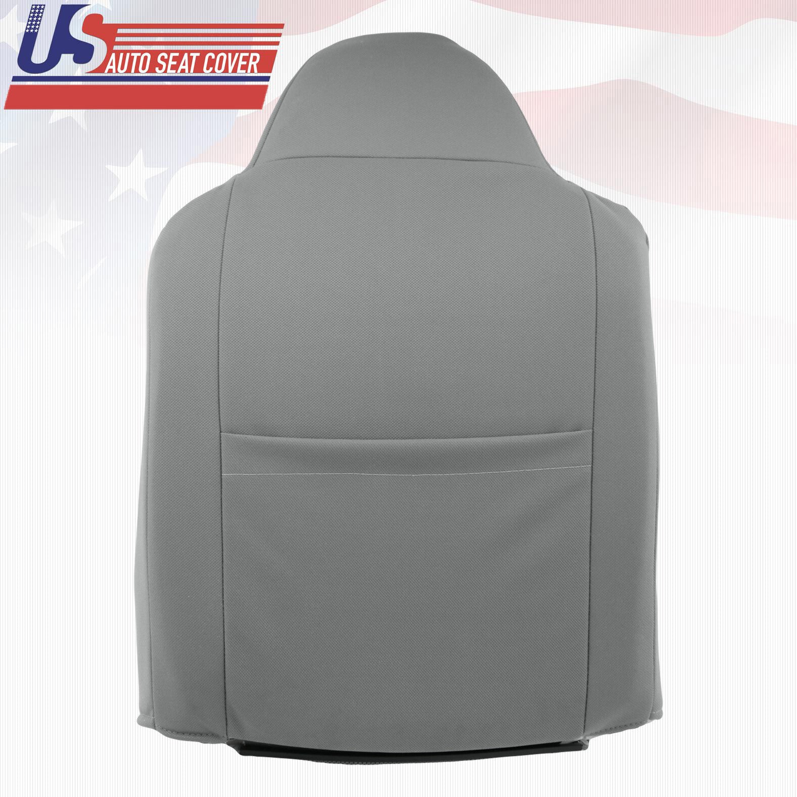 Fits 2003-2005 Ford F250 F350 Driver Top Cloth Seat Cover Med Flint Gray