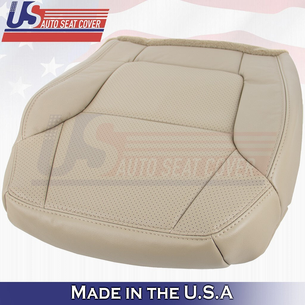 2001 to 2003 For Acura CL Type-S Driver Top&Bottom Leather Vinyl Perf Cover Tan