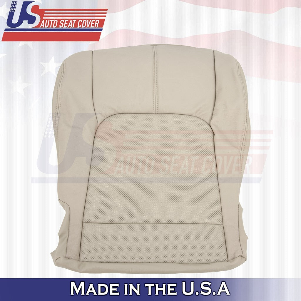 2009 to 2014 For Nissan Murano Driver & Passenger Bottoms Leather Seat Cover Tan