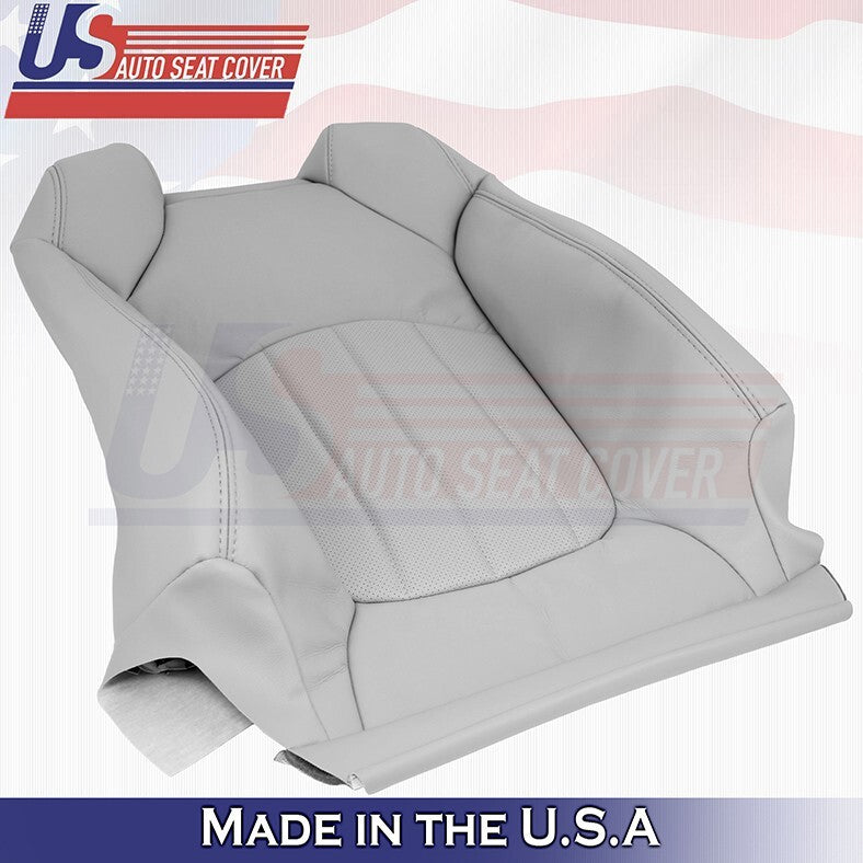 2008-2012 For Buick Enclave Driver & Passenger Top Perforated Leather Cover Gray