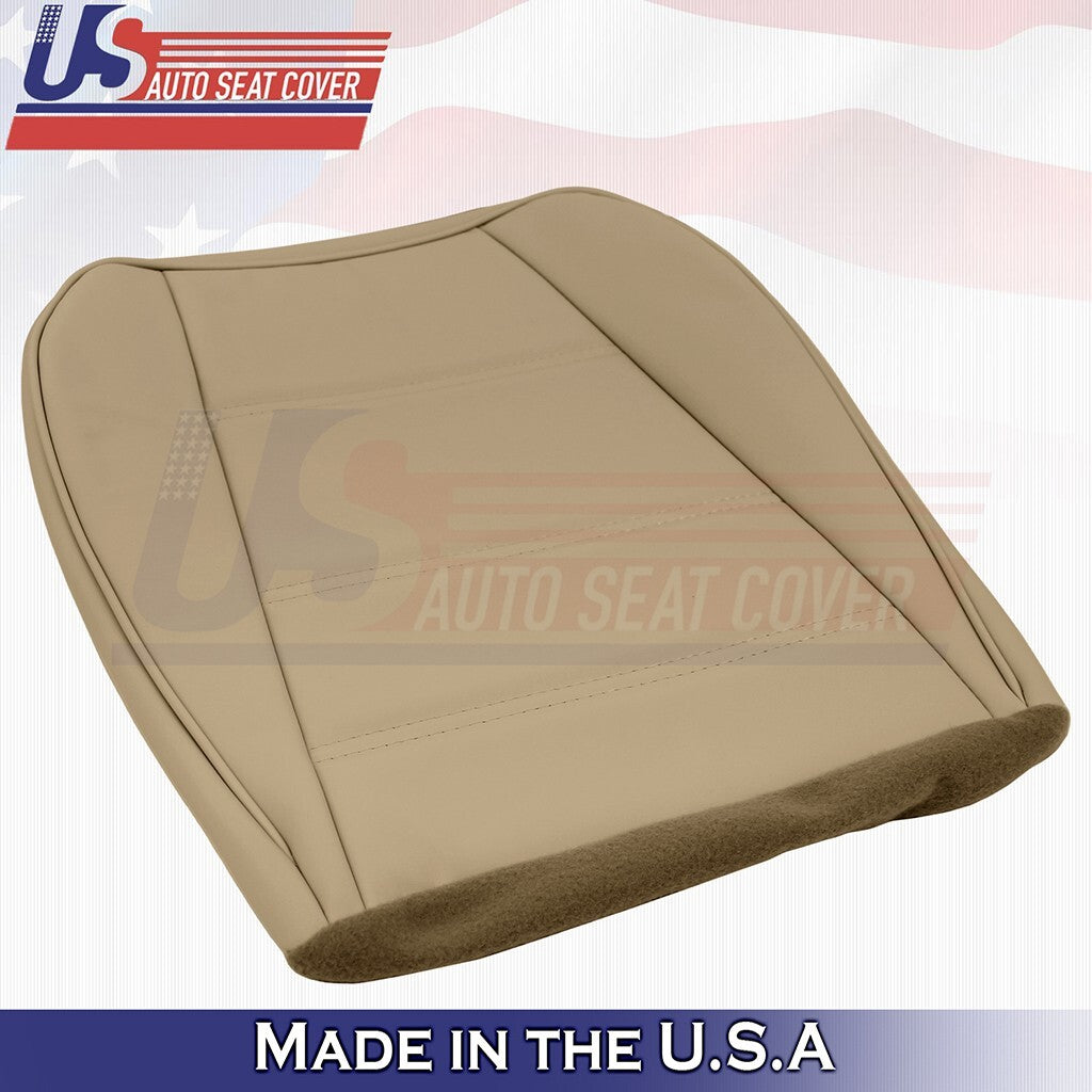 1999 -2004 FITS Ford Mustang V6 Driver Bottom Genuine Leather Seat Cover Tan