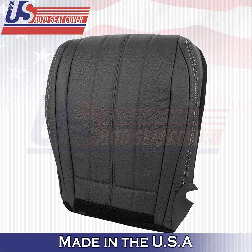 2015 2016 2017 For Infiniti FX35 Driver Bottom Leather Seat Cover Black