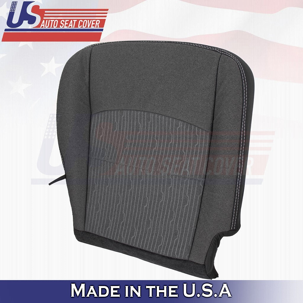 2023 2024 For Dodge Ram 1500 DRIVER & PASSENGER Bottoms Cloth Cover Gray