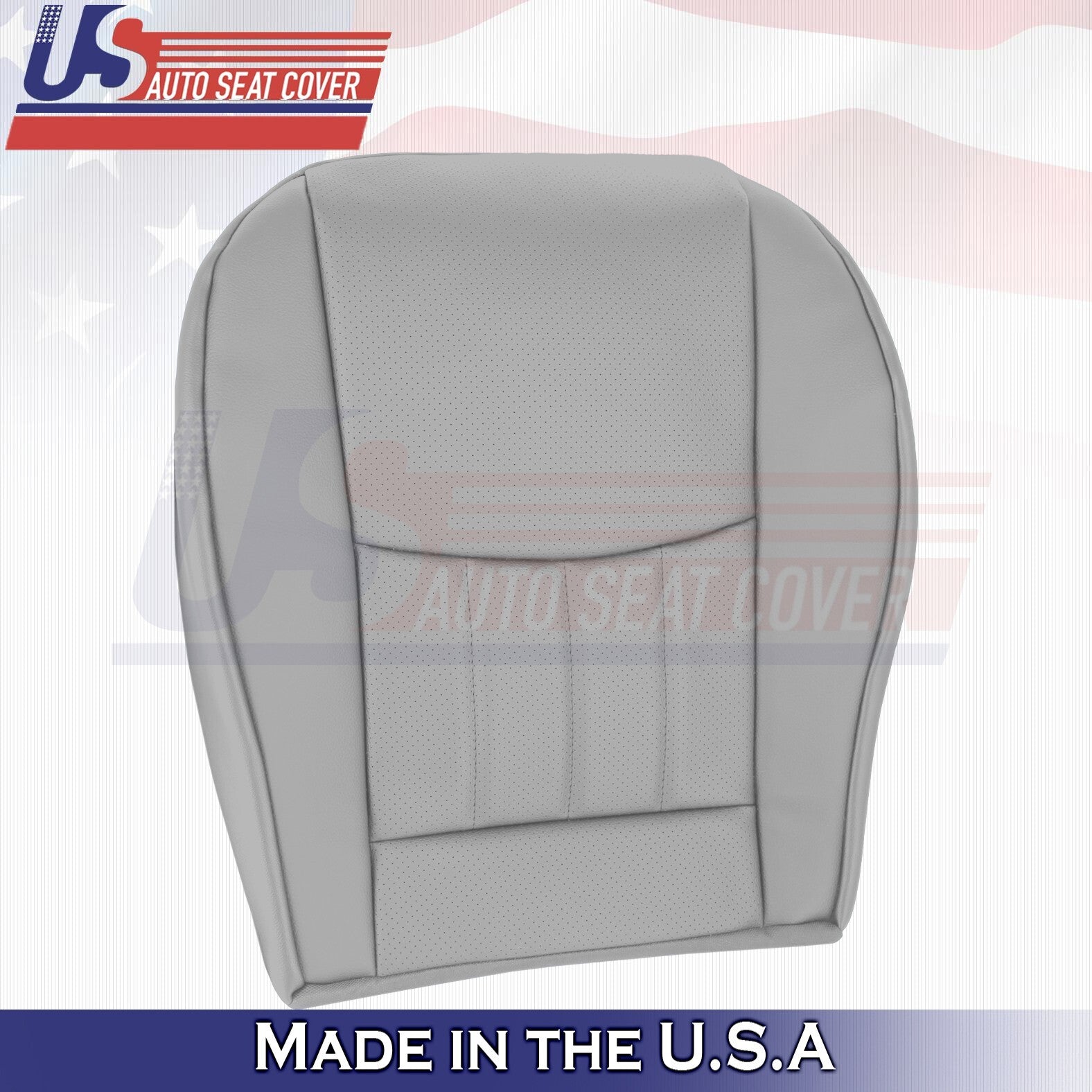 2006, 2007 For Mercedes Benz C280 Driver Bottom Leather Seat Cover Gray