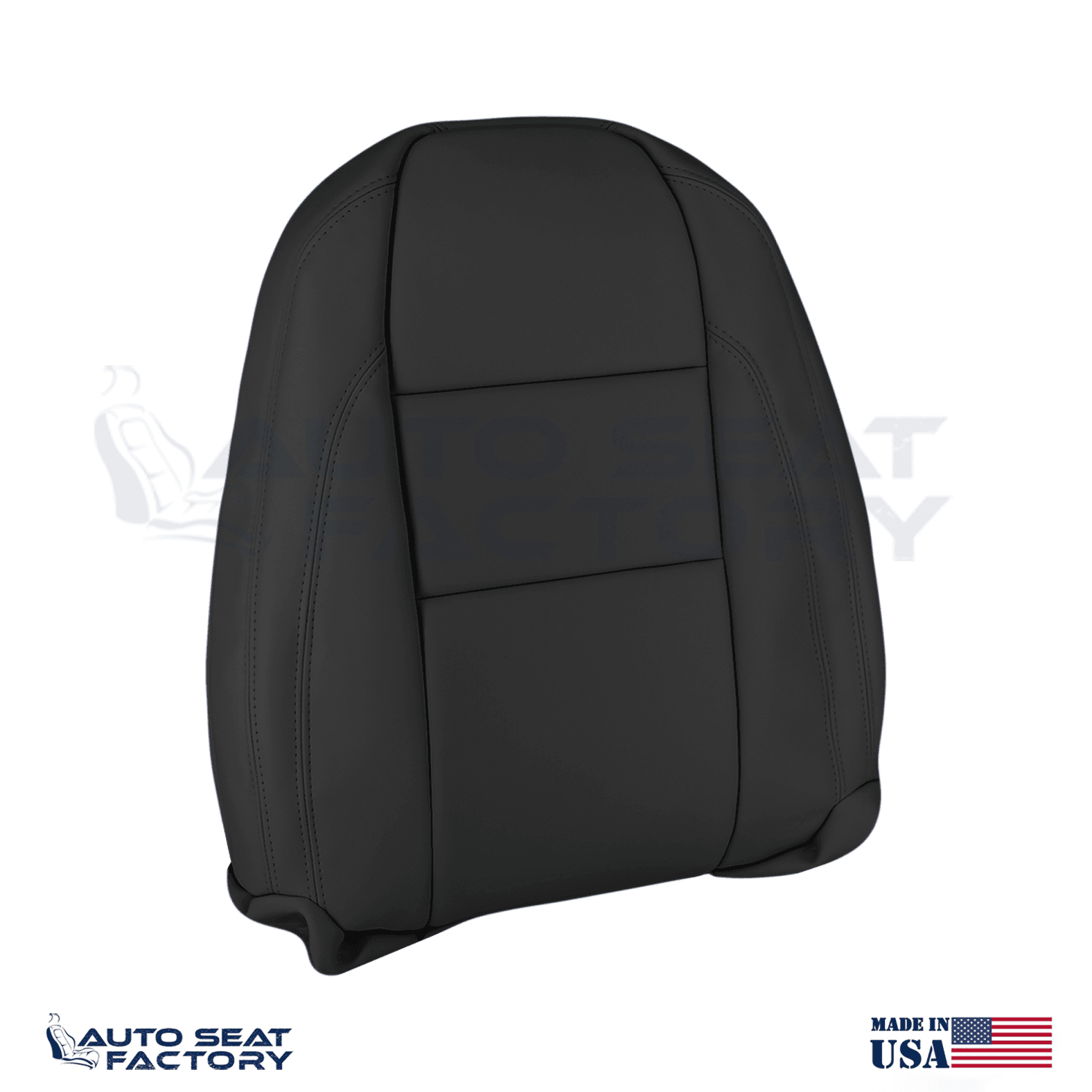Replacement Fits 2007 - 2010 Volvo C70 Left & Right Top Black Vinyl Seat Covers