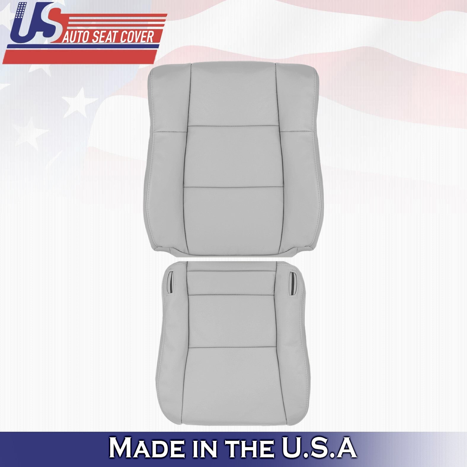 1997 1998 1999 For Lexus ES300 Driver Top & Bottom Leather Seat Covers Sage