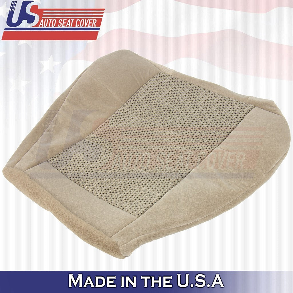 2003 Fits Ford F-150 Extended Cab Driver Bottom Cloth Seat Cover Med Tan