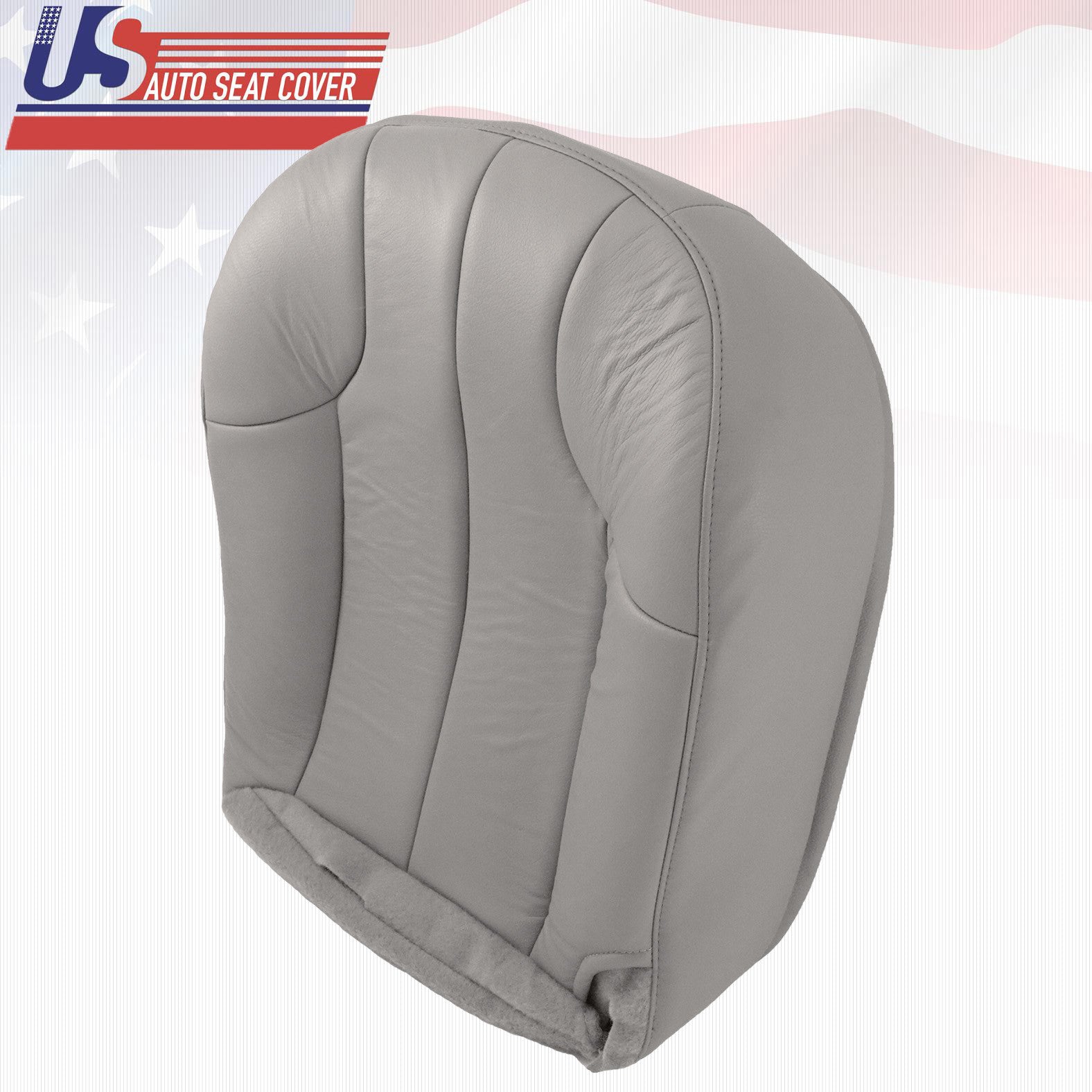 1999 2000 2001 For Jeep Grand Cherokee Driver Bottom Leather Seat Cover Gray