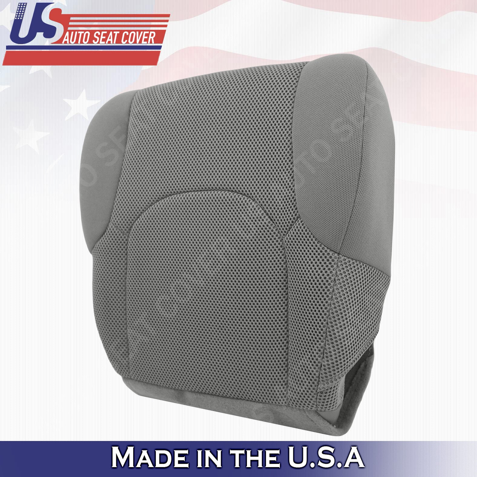 For Front Driver or Passenger Lower Seat covers Gray Cloth Fits Nissan Frontier