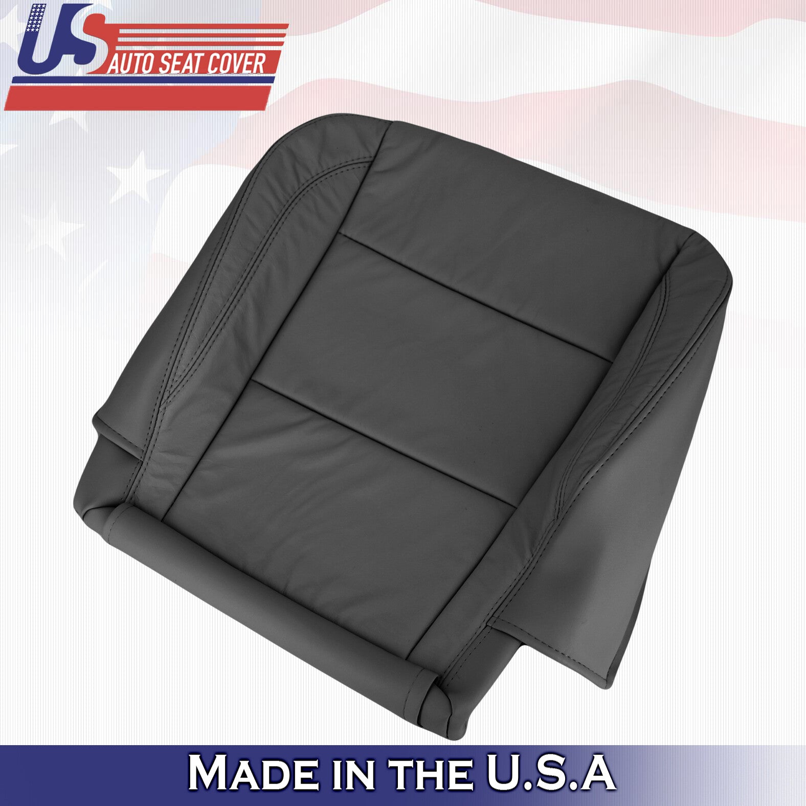 2004 - 2010 For Infinity QX56 Driver Side Bottom Leather Seat Cover in Black