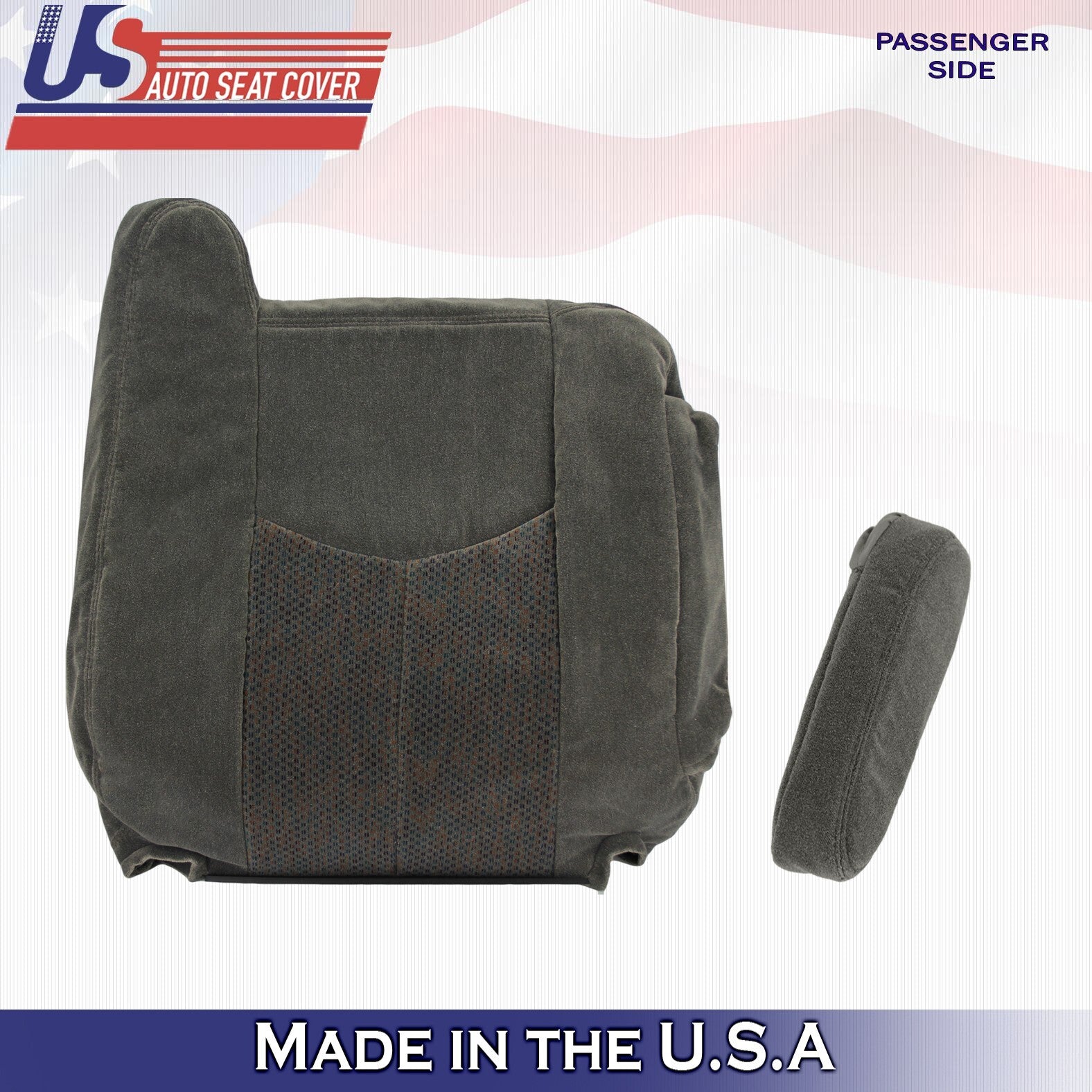 2003 2004 For Chevy Silverado 1500 2500 3500 Passenger Top Armrest Cloth Covers