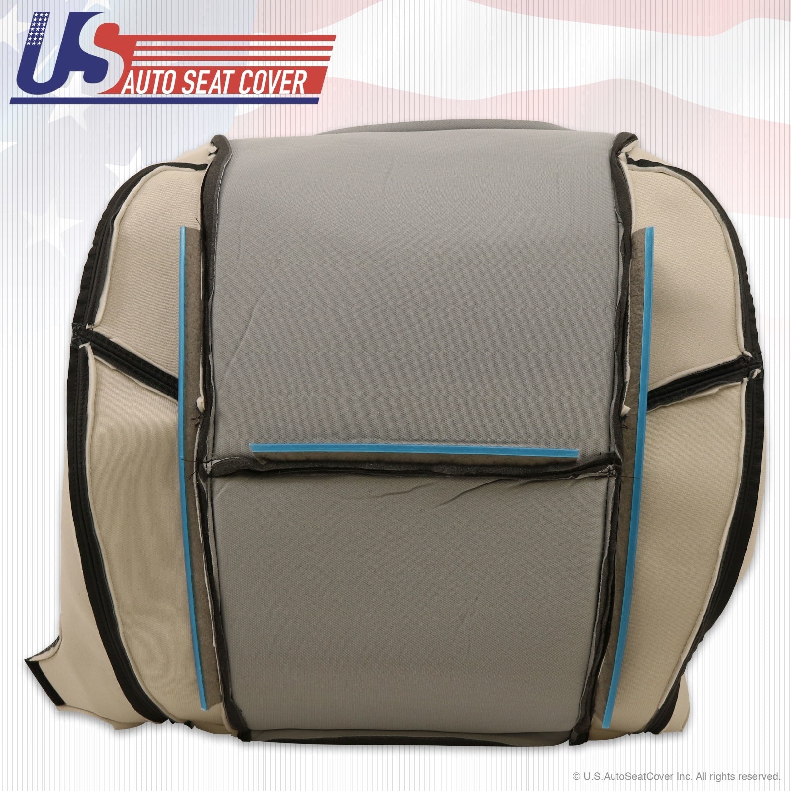 2012 Cadillac Escalade Driver Side Seat Bottom Leather Cover ebony ventilated
