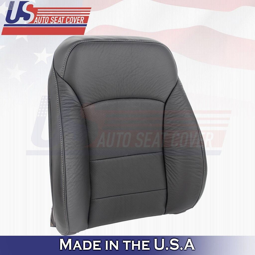 2016 to 2020 Fits Chevy Malibu Driver & Passenger Tops Leather Cover Black