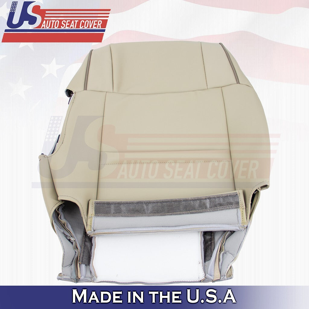 2001 to 2005 For Lexus IS300 Driver Top Perforated Leather Seat Cover Tan