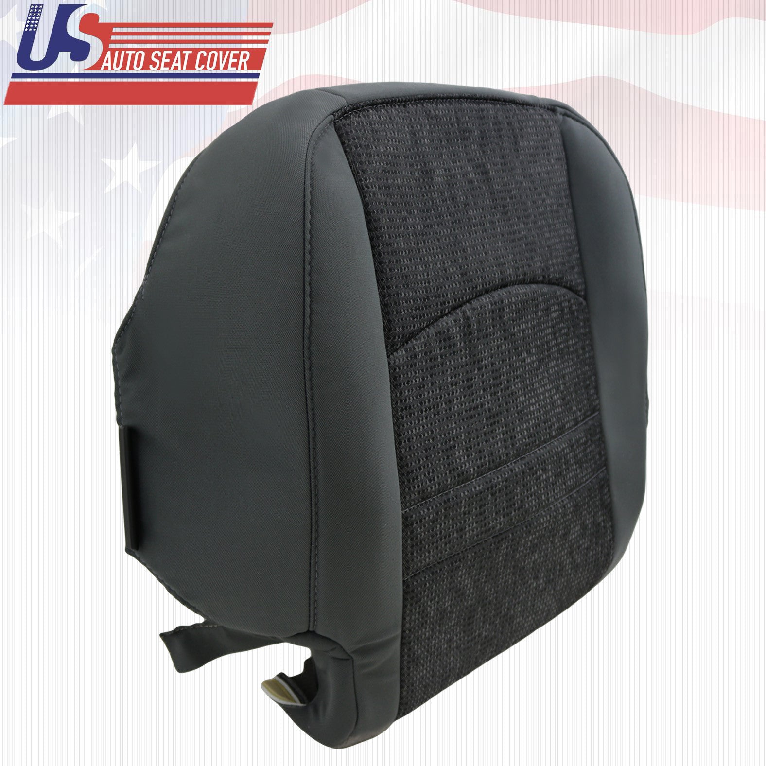 2013 to 2018 Fits Dodge Ram SLT Outdoorsman Driver Bottom Cloth Seat Cover Gray
