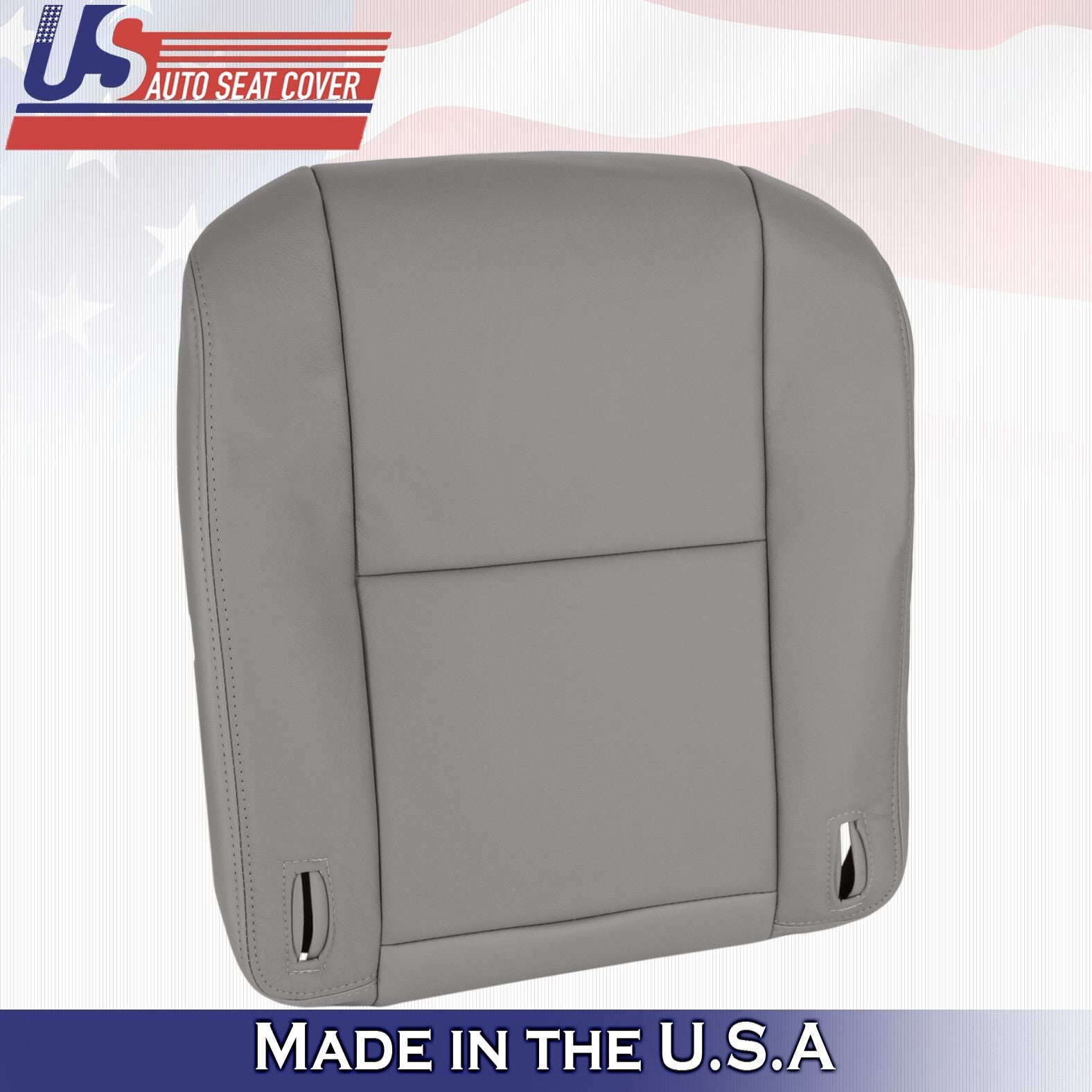 1998 to 2003 For Toyota Sienna Front Driver Bottom Leather Seat Cover Gray