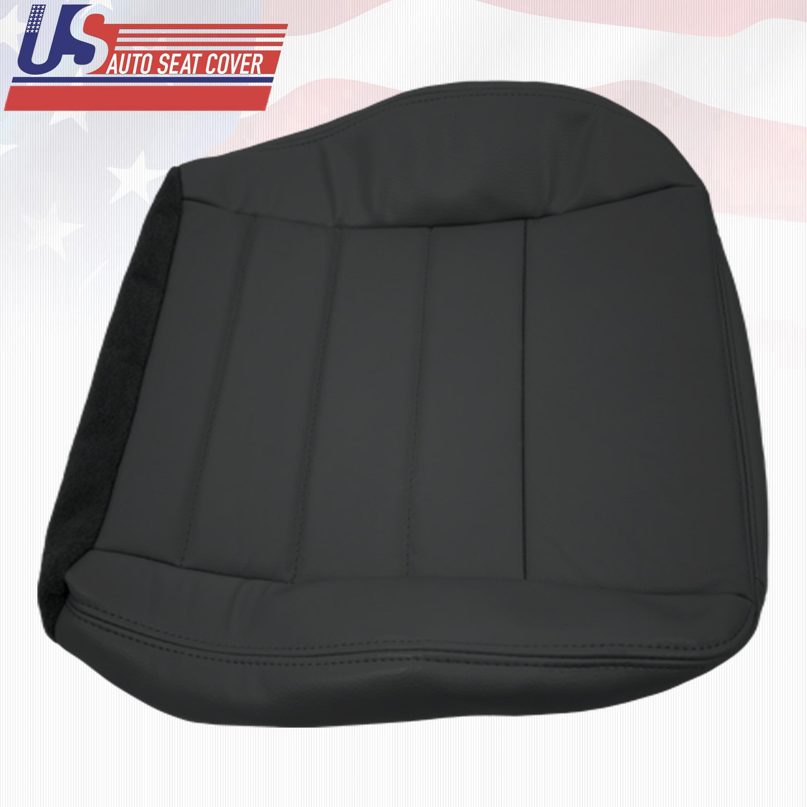2010 For Dodge Charger SXT Driver Bottom Replacement Leather Cover Dark Gray