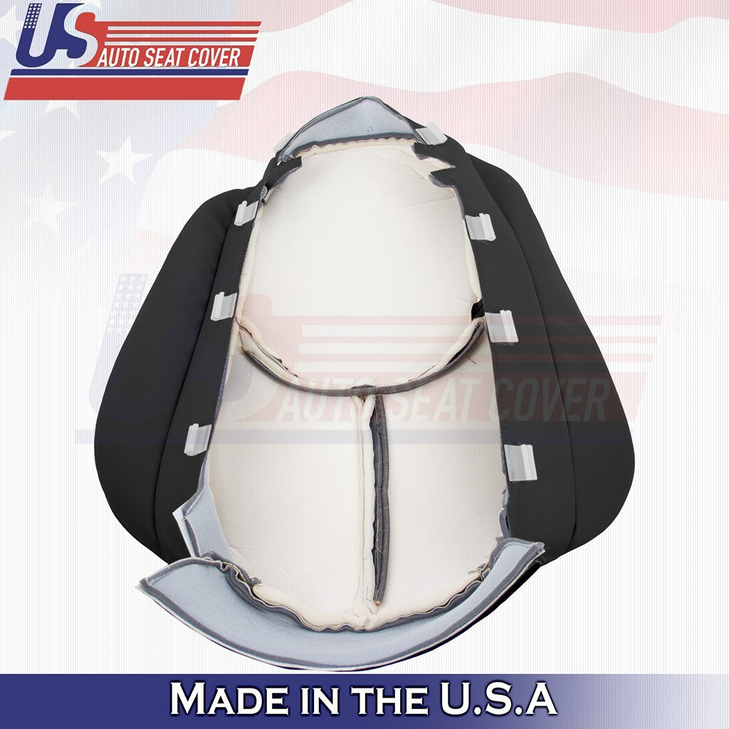 1996 to 2002 Fits Mercedes Benz SL600 Driver Bottom & Top Perf Leather Cover BLK