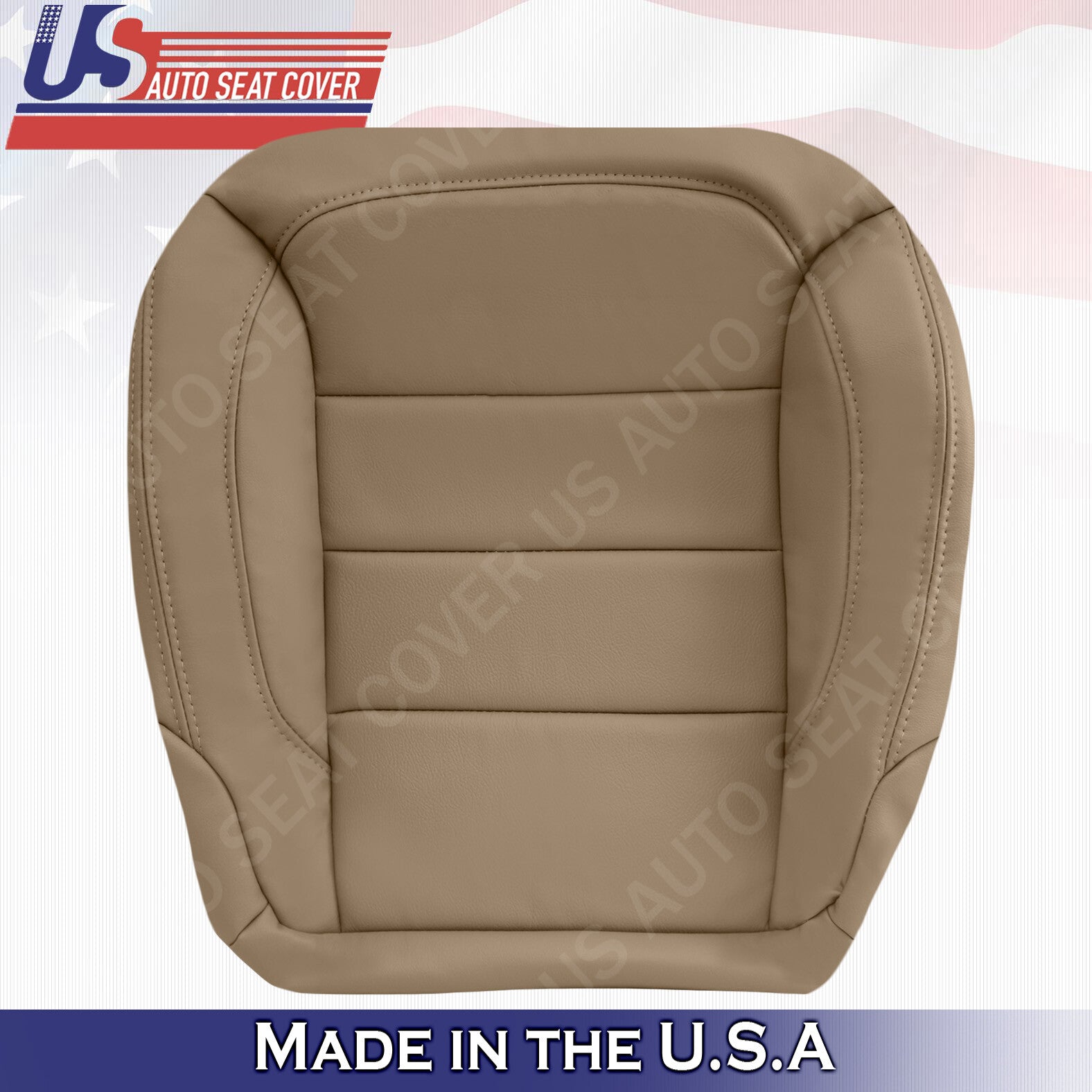 Fits 2012 2013 Mercedes Benz ML250 ML350 Lower Passenger Leather Seat Cover TAN