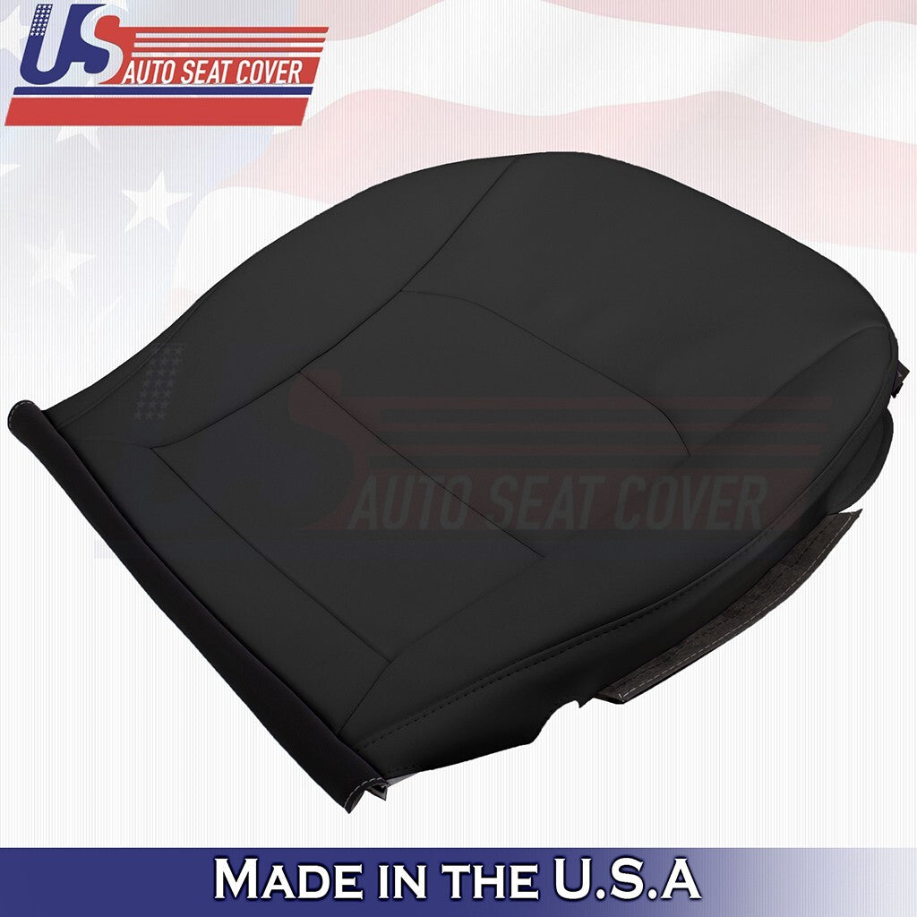 2020 to 2024 For Tesla Model Y Long Range Driver Bottom & Top Vinyl Cover Black